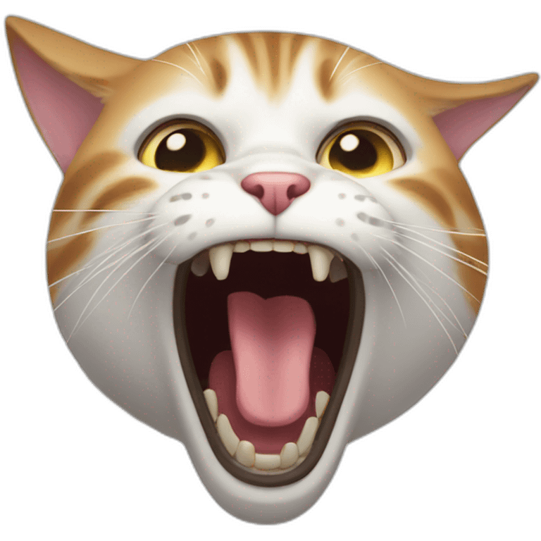 screaming cat emoji