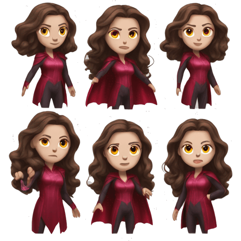 Scarlet witch marvel emoji