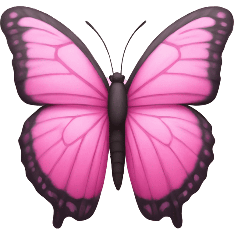 Pink butterfly  emoji