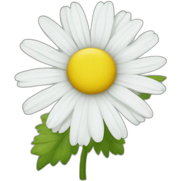 White daisy emoji