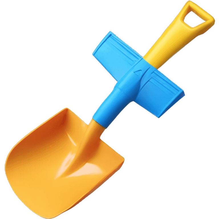 Plastic Kids shovel  emoji