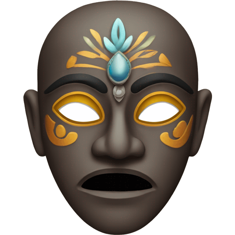 kala mask nazar which is uded in india emoji