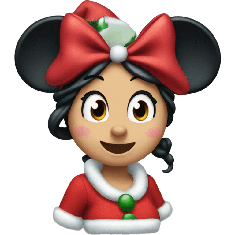 Minnie Mouse christmas  emoji