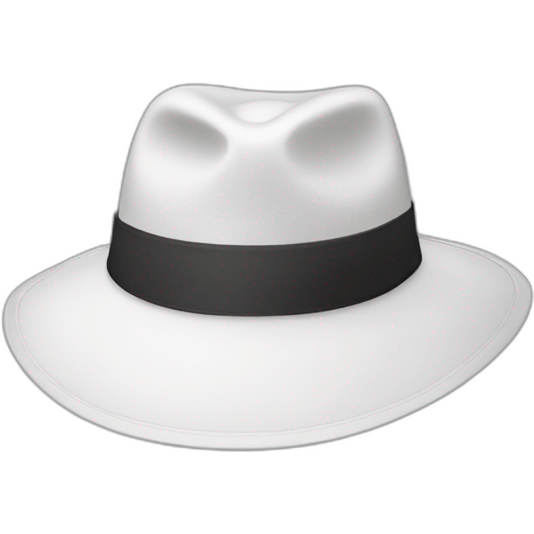 white hat only emoji