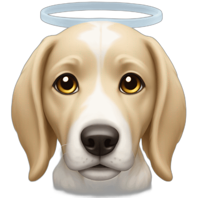 angel dog emoji