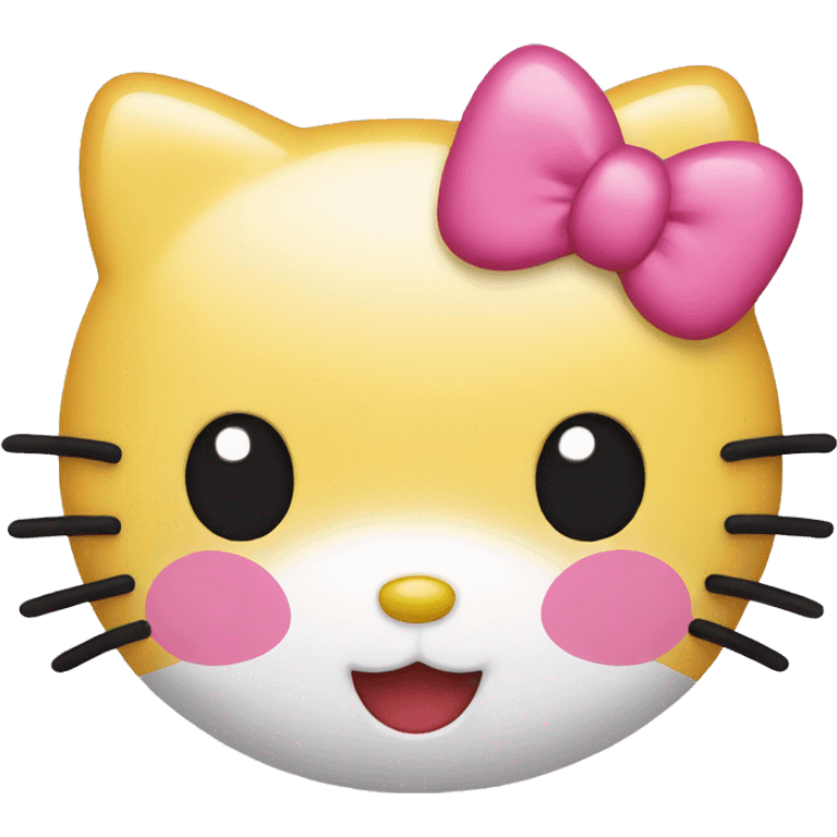 Hello kitty smiley emoji