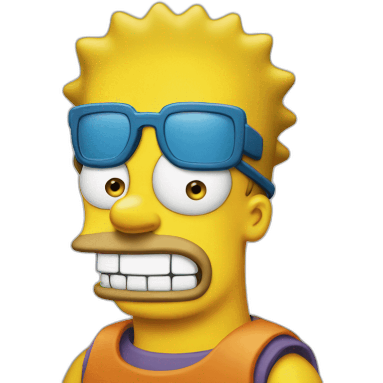 Bart from "the simpson" show emoji