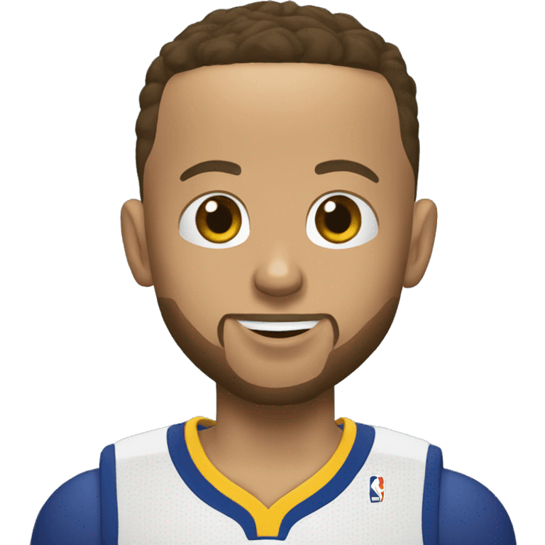 Stephen Curry doing night night emoji