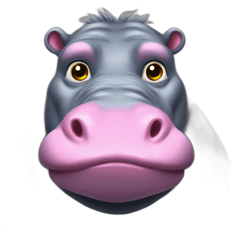 Hippo merged with gorilla emoji