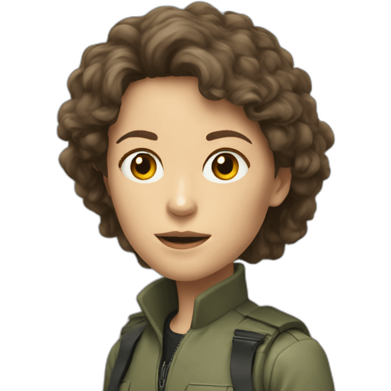 realistic ellen ripley emoji