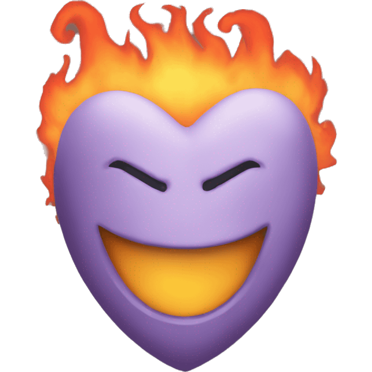 Fuego corazon emoji