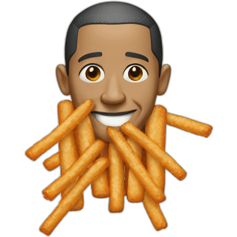 obama eating fishsticks emoji