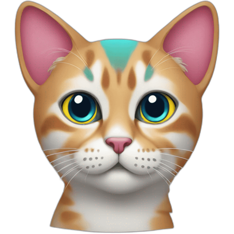 colorful-cat emoji