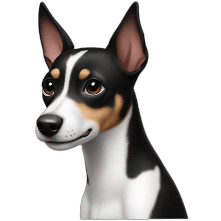 rat-terrier-dog-black-and-white emoji