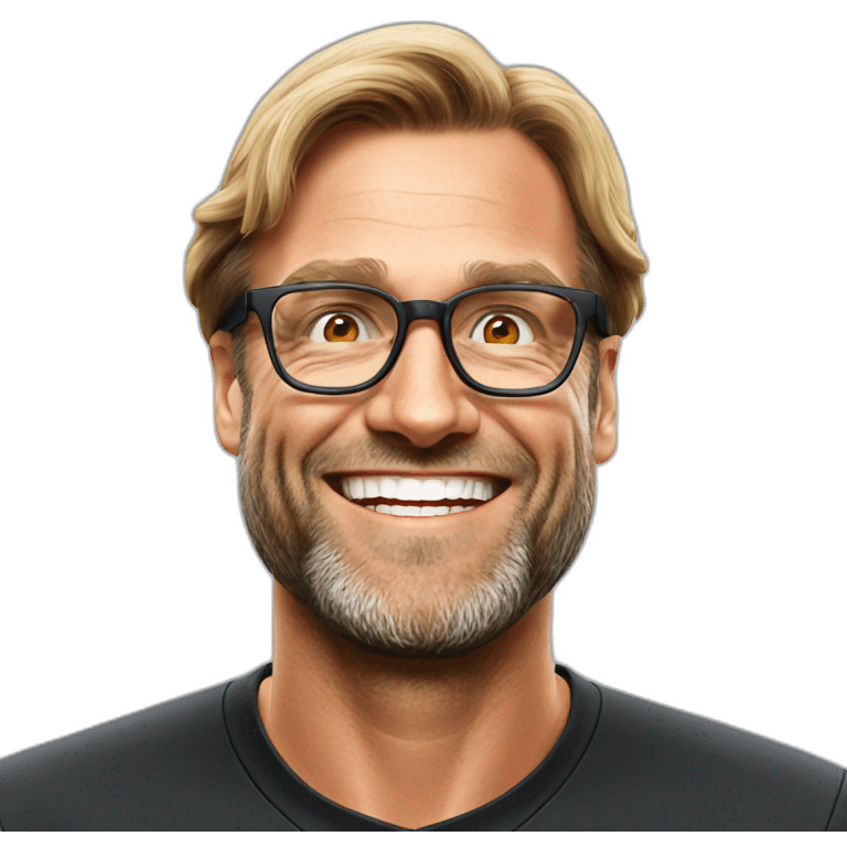 Klopp happy emoji