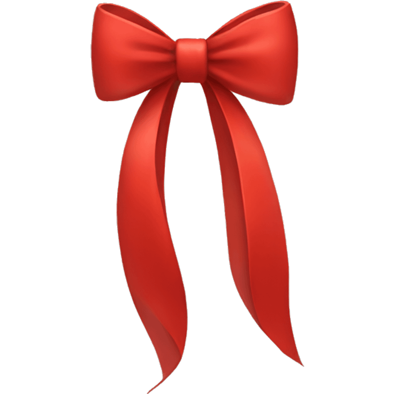 1 long tails red bow  emoji