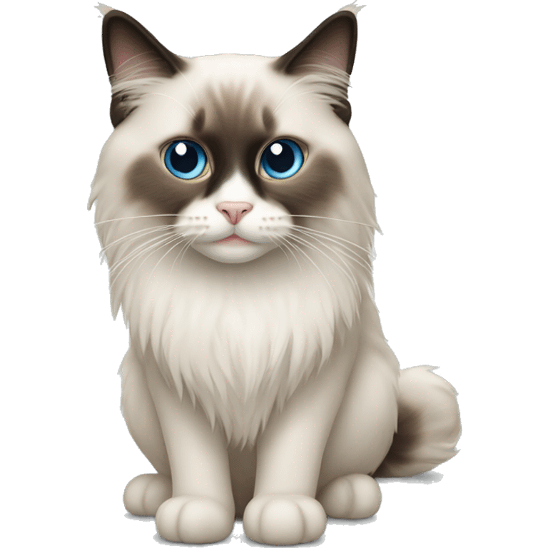 Ragdoll cat  emoji