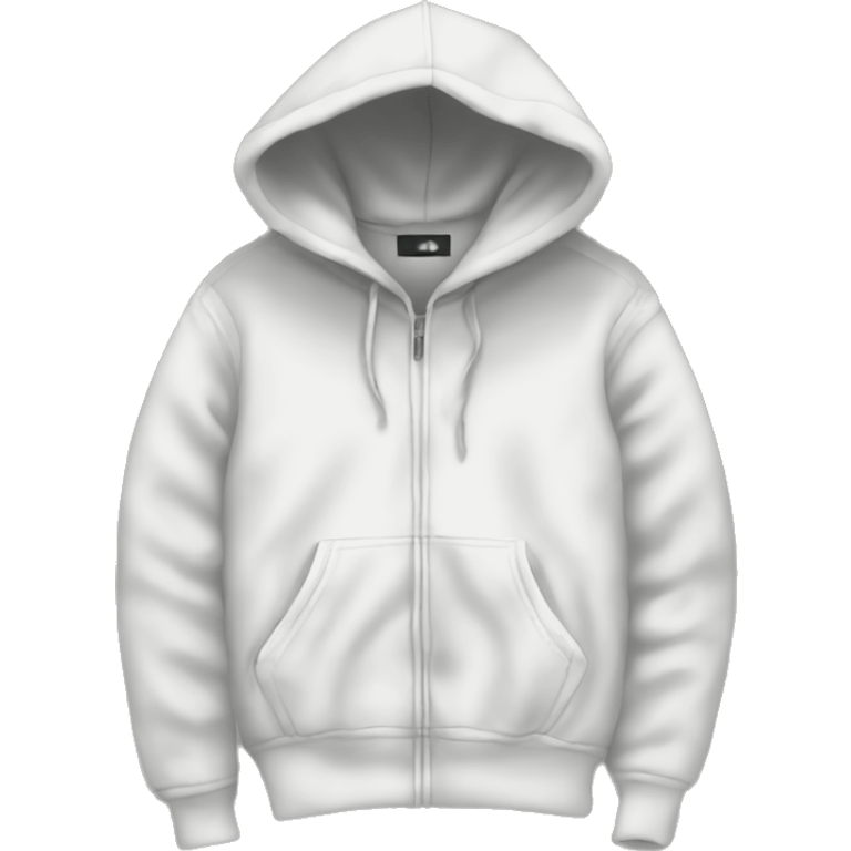 White Stussy hoodie emoji