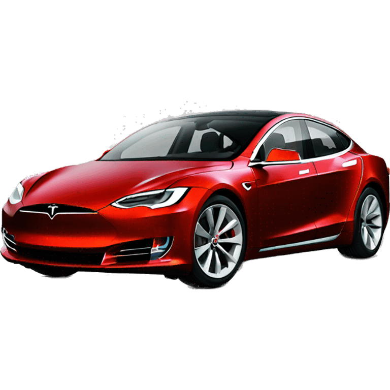 tesla red emoji