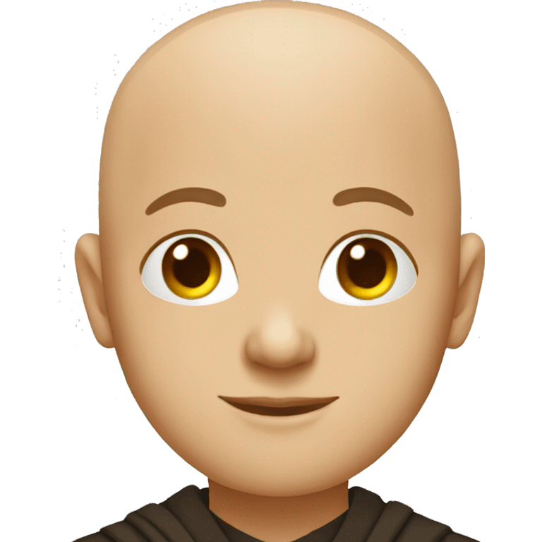 bald christian monk emoji