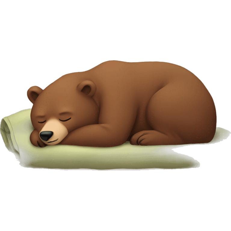 Sleeping bear emoji