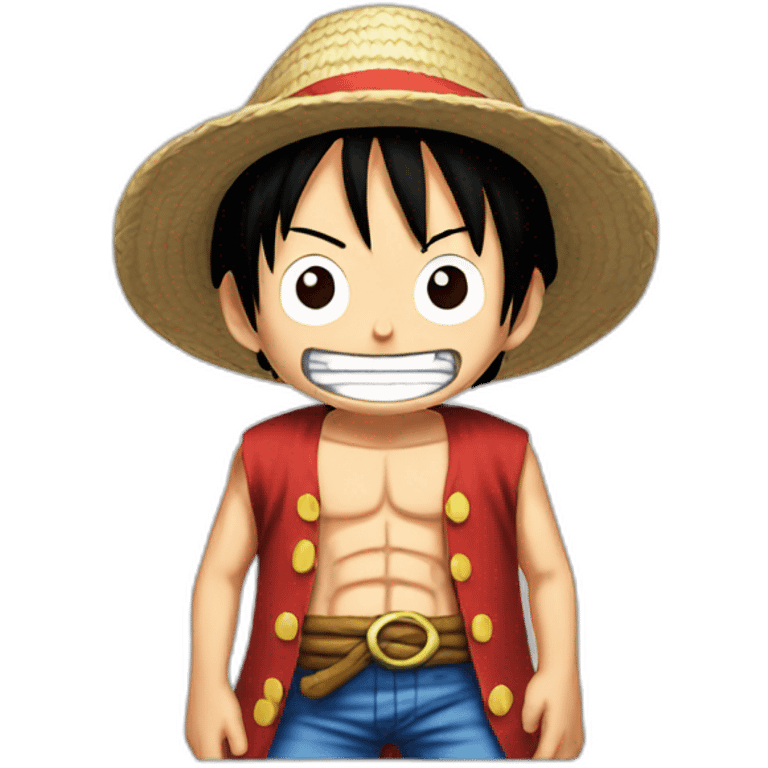 one piece luffy emoji