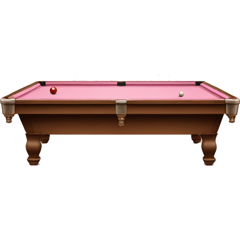 light pink billiard table  emoji