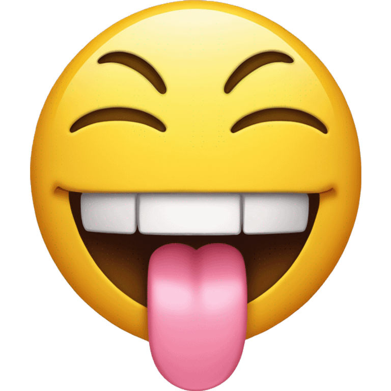 Smiley face with tongue out emoji