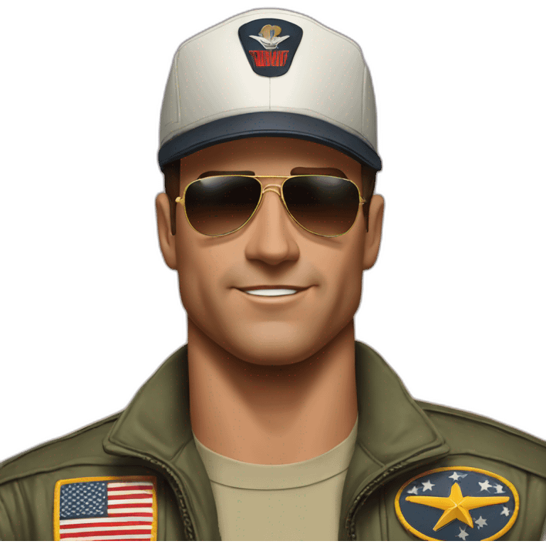 top gun emoji