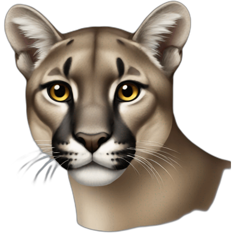 black Puma emoji