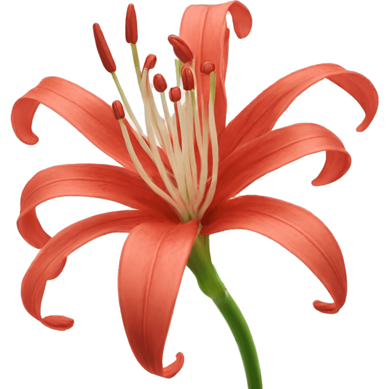 spider lily flower emoji