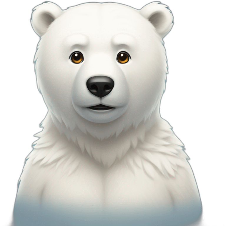 Oso polar emoji