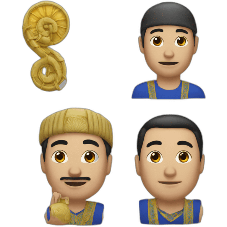 mr beats and uzbek  emoji