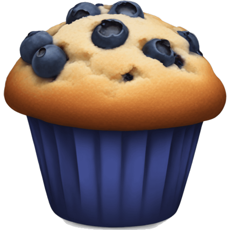 Blueberry muffin emoji