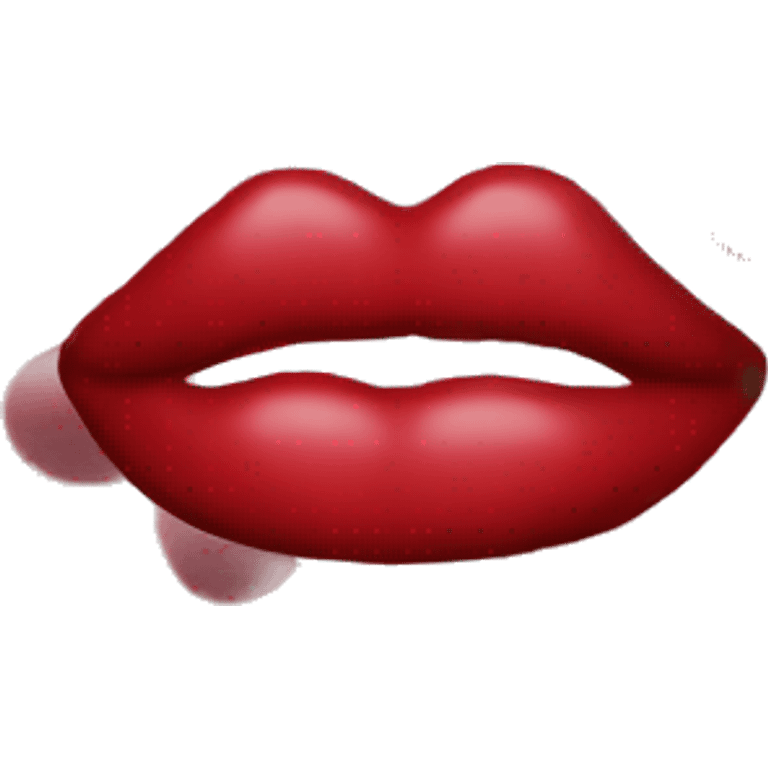 lipstick kiss stain emoji emoji