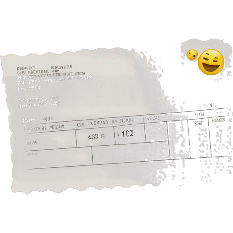 receipt emoji