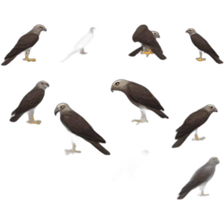 Buzzard-black emoji