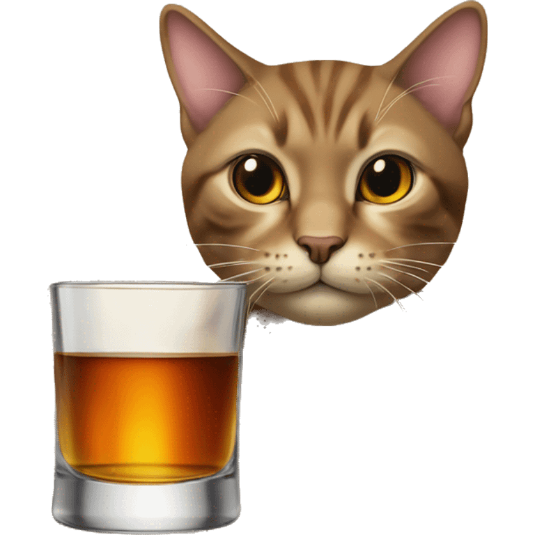 cat-with-glass-of-whiskey emoji