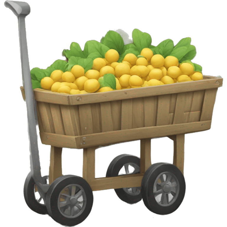 cart in the street emoji