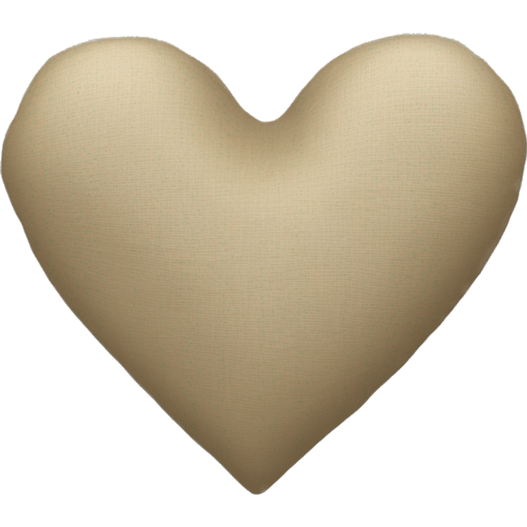 textil beige heart emoji