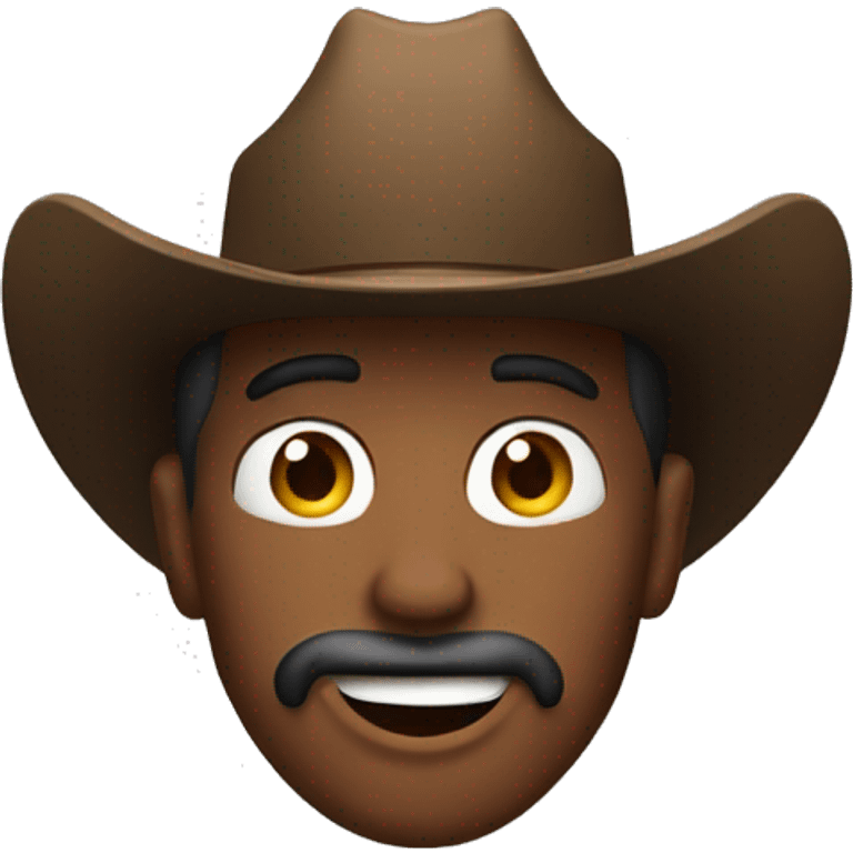 Cowboy avec une biè emoji