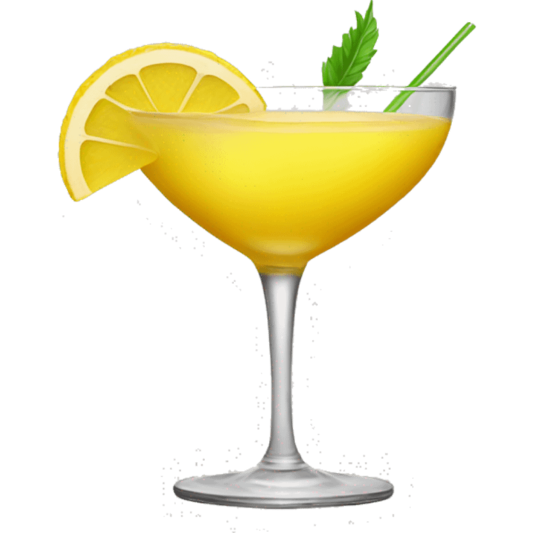 yellow cocktail  emoji