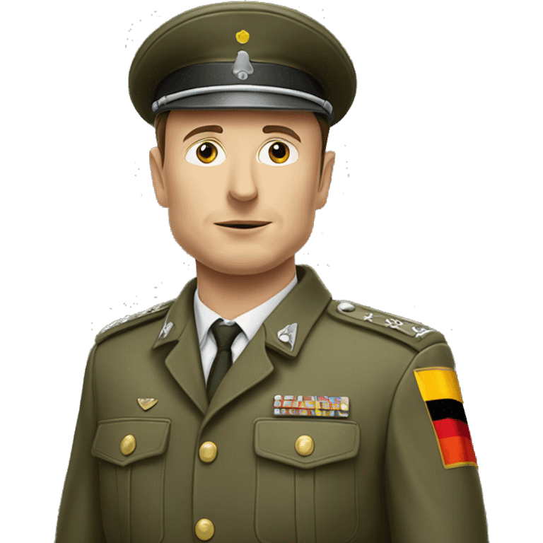 elon musk as a german army man emoji