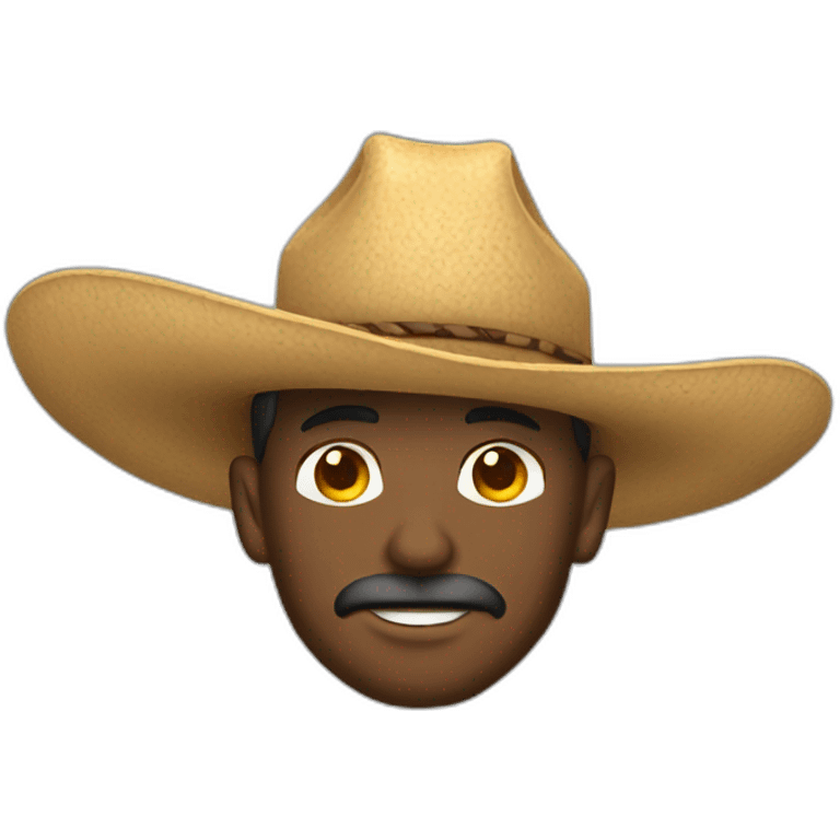 Sombrero de vaquero emoji