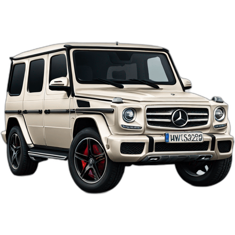 Une Mercedes classe g emoji