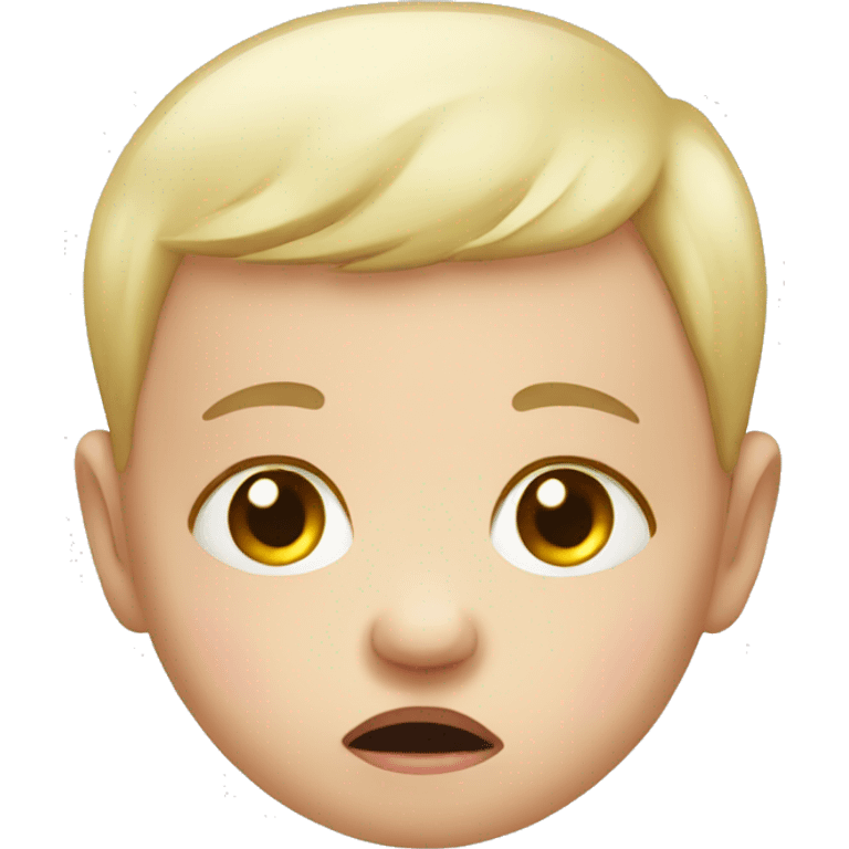 white baby crying emoji