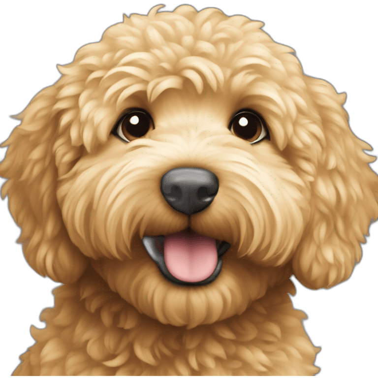 mini golden doodle emoji