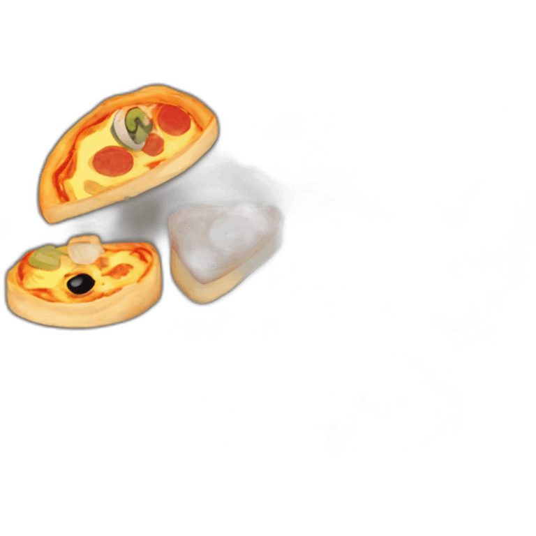 Pizza with Sushi emoji