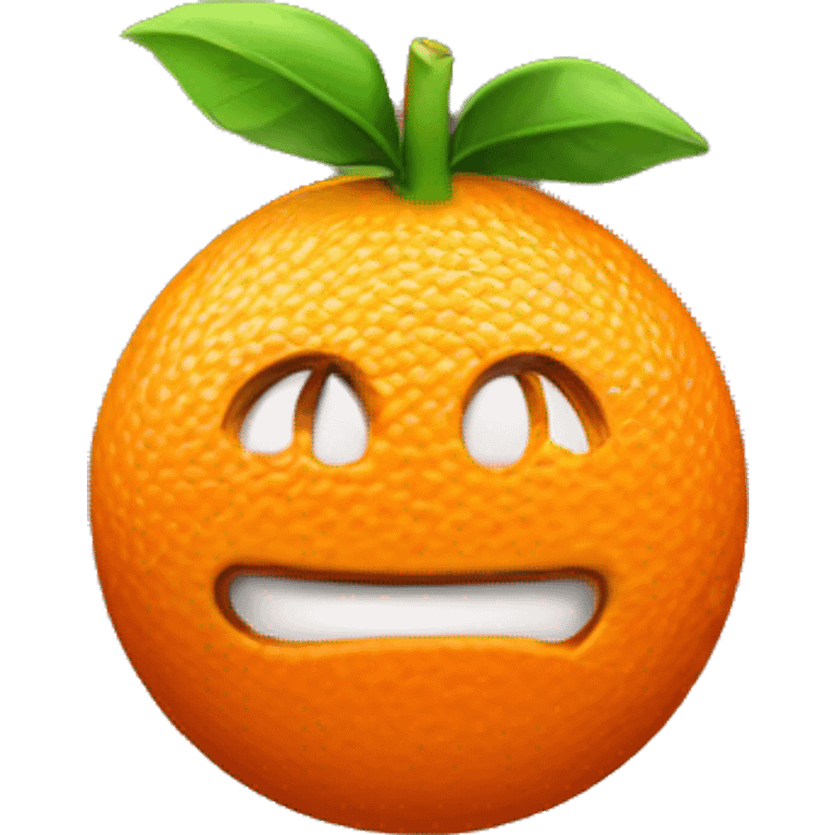 3D Orange  emoji