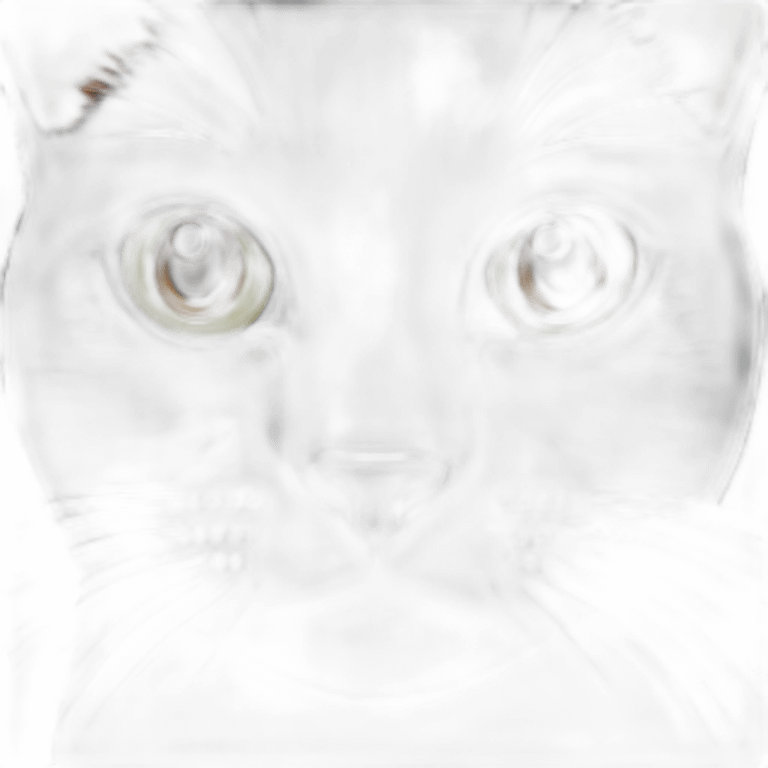 Black cat with orange spots on the body, yellow eyes and green pupils emoji